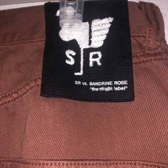 Sandrine Rose X Free People Brown Patch Pants - Picture 7 of 13